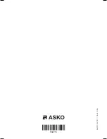 Предварительный просмотр 16 страницы Asko CC41227S / 4000 Instructions For Use Manual