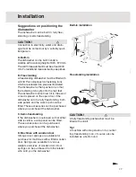 Предварительный просмотр 29 страницы Asko D3152 Use And Care Manual