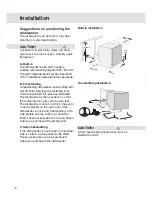 Предварительный просмотр 30 страницы Asko D3230 Use And Care Manual