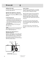 Preview for 20 page of Asko D5233 Operating Instructions Manual