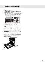 Preview for 21 page of Asko D5424 Operating Instructions Manual