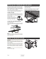 Предварительный просмотр 9 страницы Asko D5424XLS Installation Instructions Manual