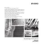 Preview for 1 page of Asko D5426XL Operating Instructions Manual