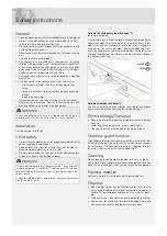 Preview for 3 page of Asko D5456 Operating Instructions Manual