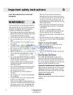 Preview for 4 page of Asko D5534 ADA FI Operating Instructions Manual