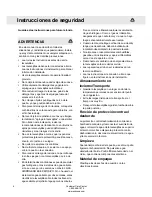 Preview for 4 page of Asko D5534 (Spanish) Instrucciones De Operación