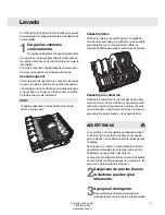 Preview for 13 page of Asko D5534 (Spanish) Instrucciones De Operación