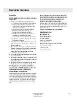 Preview for 33 page of Asko D5534 (Spanish) Instrucciones De Operación