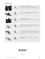 Preview for 24 page of Asko D5554XXLFI Operating Instructions Manual