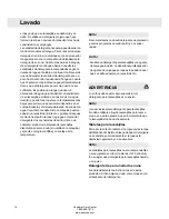 Preview for 14 page of Asko D5624 (Spanish) Instrucciones De Operación