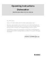 Asko D5883 Operating Instructions Manual preview