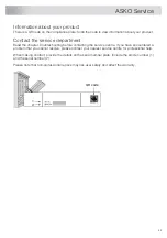 Предварительный просмотр 43 страницы Asko DBI653IB.BS.AU Operating Instructions Manual