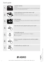 Preview for 28 page of Asko DBI865IGXXL Operating Instructions Manual