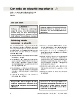 Предварительный просмотр 4 страницы Asko DC 7171 (French) Manual D’Utilisation Et D’Entretien