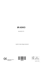 Preview for 36 page of Asko DC7774V User Manual