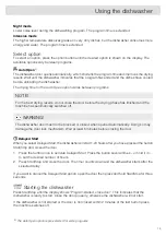 Preview for 19 page of Asko DFI644BXXL/1 Operating Instructions Manual