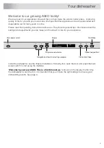 Preview for 3 page of Asko DFI645MB/1 Operating Instructions Manual