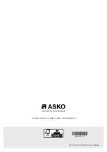 Предварительный просмотр 41 страницы Asko DFI663XXL.U Operating Instructions Manual