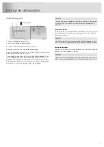 Предварительный просмотр 9 страницы Asko DFI666GXXL Operating Instructions Manual