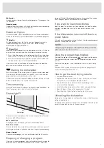 Предварительный просмотр 11 страницы Asko DFI666GXXL Operating Instructions Manual