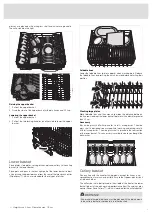 Предварительный просмотр 7 страницы Asko DFS244IB Operating Instructions Manual