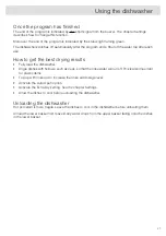 Preview for 21 page of Asko DSD645BXXL/1 Operating Instructions Manual