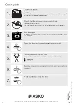 Preview for 28 page of Asko DSD655G Operating Instructions Manual