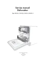 Asko DW20.1 Service Manual предпросмотр