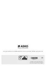 Предварительный просмотр 51 страницы Asko DWCBI331.S Operating Instructions Manual