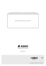 Предварительный просмотр 25 страницы Asko HG1355gd Operating Instructions Manual