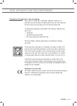 Preview for 13 page of Asko ODV8127A/VS140 Instructions For Use Manual