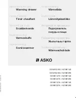 Asko ODW8127S Instructions For Use Manual preview