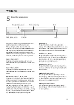 Предварительный просмотр 13 страницы Asko PROFESSIONAL WMC622VG Operating Instructions Manual