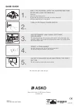 Предварительный просмотр 32 страницы Asko PROFESSIONAL WMC622VG Operating Instructions Manual