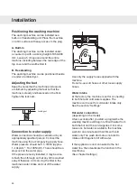 Preview for 26 page of Asko PROFESSIONAL WMC747VS Operating Instructions Manual