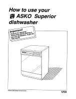 Asko Superior 1474 How To Use Manual preview