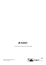 Preview for 12 page of Asko T208C.W.U Installation Instructions Manual