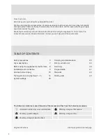 Preview for 2 page of Asko T208H.W.AU Instructions For Use Manual