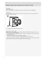 Preview for 8 page of Asko T208H.W.AU Instructions For Use Manual