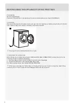 Preview for 8 page of Asko T611VU.W.U Instructions For Use Manual