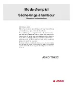 Preview for 1 page of Asko T702C (French) Mode D'Emploi