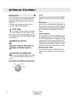 Preview for 10 page of Asko T702C (French) Mode D'Emploi