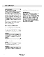 Preview for 20 page of Asko T702C (French) Mode D'Emploi