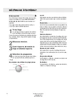 Preview for 10 page of Asko T712C (French) Manuel D'Utilisation