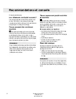 Preview for 10 page of Asko T743C (French) Mode D'Emploi