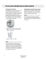 Preview for 14 page of Asko T753C Operating Instructions Manual