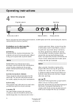 Preview for 10 page of Asko T754CT Operating Instructions Manual