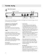 Preview for 10 page of Asko T754HP Operating Instructions Manual