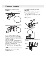 Preview for 15 page of Asko T754HP Operating Instructions Manual