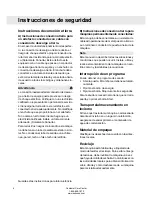 Preview for 6 page of Asko T783C (Spanish) Instrucciones De Operación